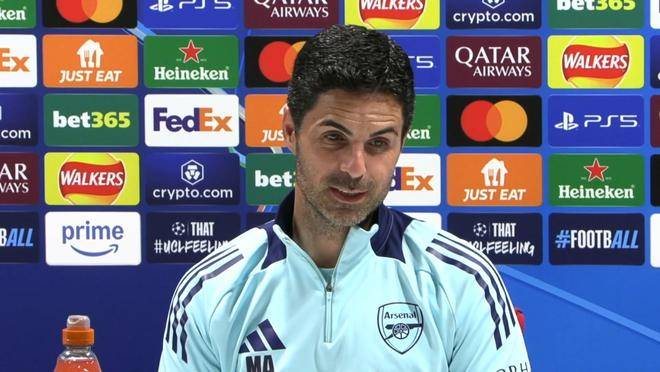 阿森纳女足已经打进欧冠决赛，阿尔特塔：她们一直激励着我们